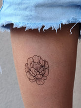 Load image into Gallery viewer, Privremene tetovaže DARK PEONY