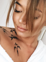 Load image into Gallery viewer, Privremene tetovaže SWALLOWS