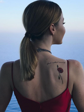 Učitajte sliku u preglednik galerije, Set privremenih tetovaža FLORAL LETTERING