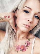 Učitajte sliku u preglednik galerije, Set privremenih tetovaža FLOWER POWER