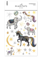 Učitajte sliku u preglednik galerije, Akvarel privremene tetovaže ARENA