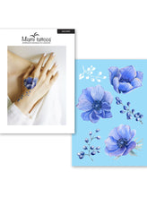 Load image into Gallery viewer, Privremene tetovaže BLUE POPPY
