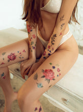 Učitajte sliku u preglednik galerije, Set privremenih tetovaža FLORET