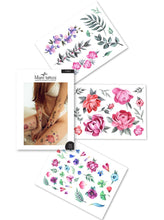 Učitajte sliku u preglednik galerije, Set privremenih tetovaža FLORET