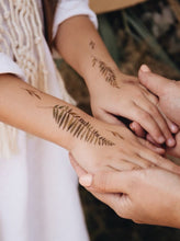 Učitajte sliku u preglednik galerije, Akvarel privremene tetovaže GREEN