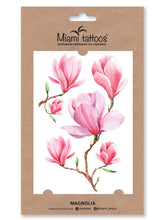 Učitajte sliku u preglednik galerije, Akvarel privremene tetovaže MAGNOLIA