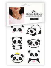 Učitajte sliku u preglednik galerije, Privremene mini tetovaže PANDA