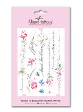 Load image into Gallery viewer, Privremene tetovaže MOOD TO BLOOM by Aksinya Tattoo