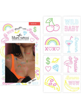 Učitajte sliku u preglednik galerije, Set privremenih tetovaža NEON ON