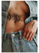 Load image into Gallery viewer, Privremene tetovaže DARK PEONY