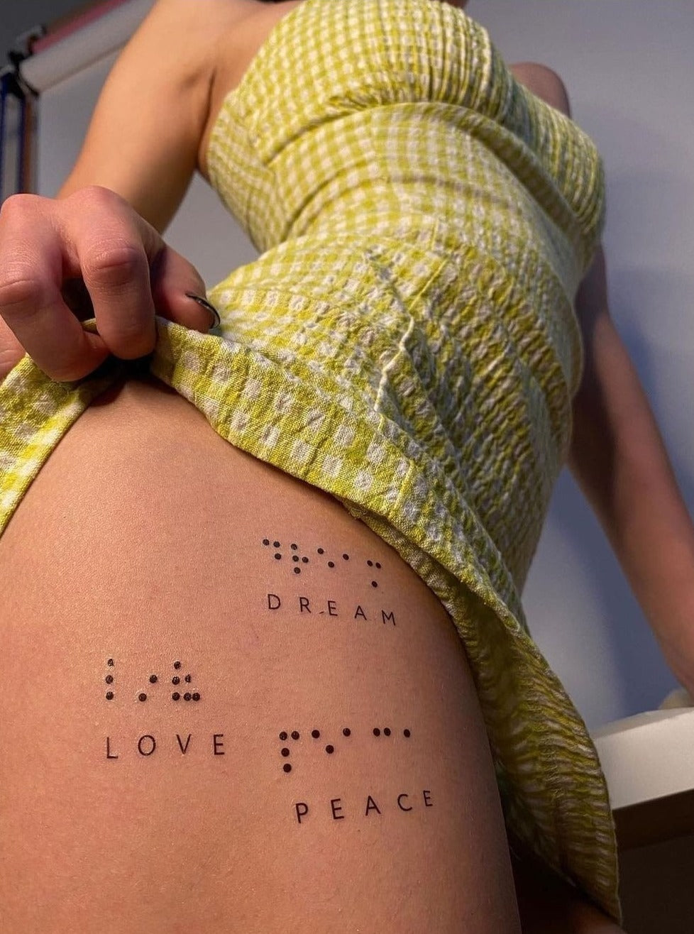 Privremene tetovaže BRAILLE